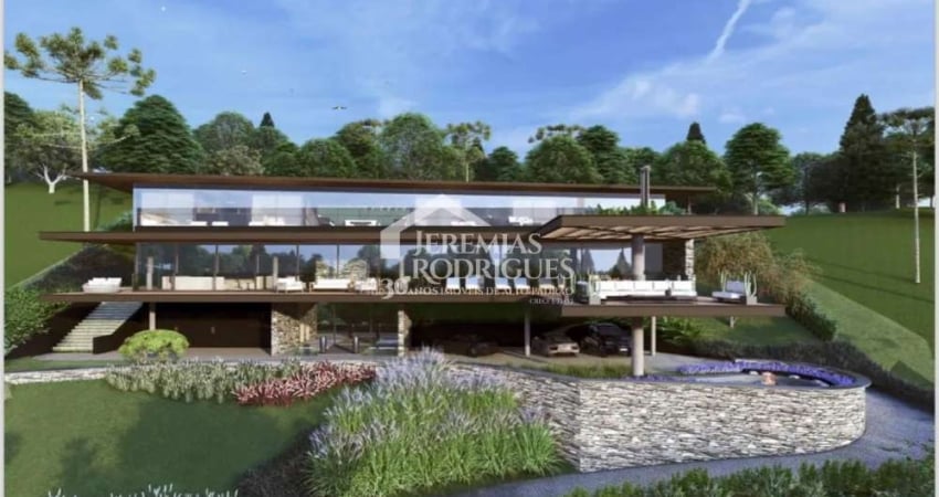 Casa em construção com 5 suítes, 796 m² - Condomínio Reserva Figueiredo - Campos do Jordão/SP.