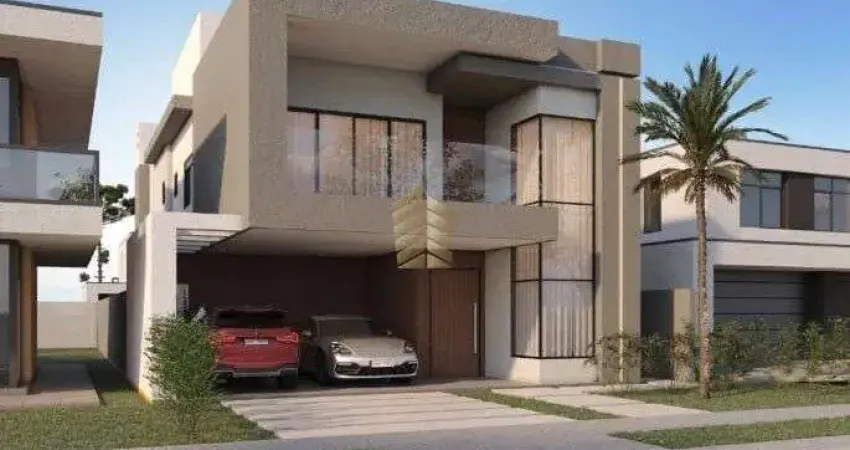 Condomínio fontana di trevi - casa nova com piscina no condomínio fontana di trevi