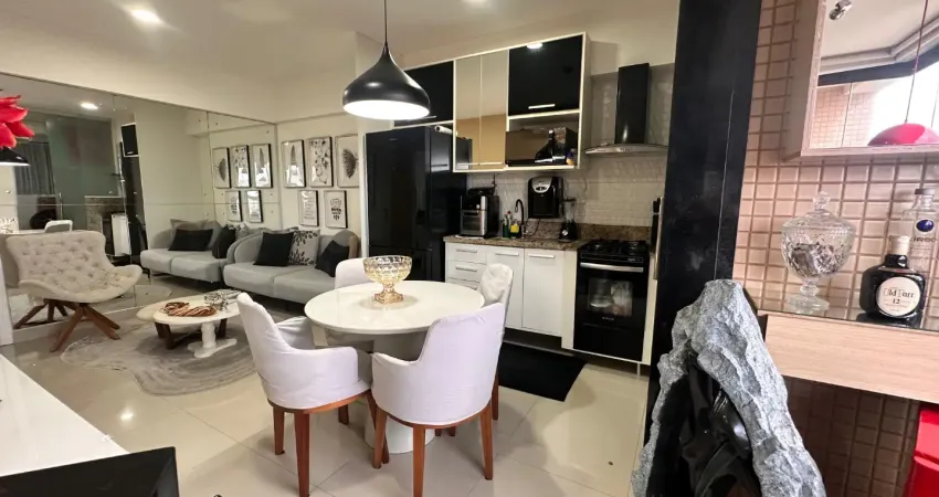 1/4 pronto para morar, reformado, finamente decorado com varanda gourmet no jr armação