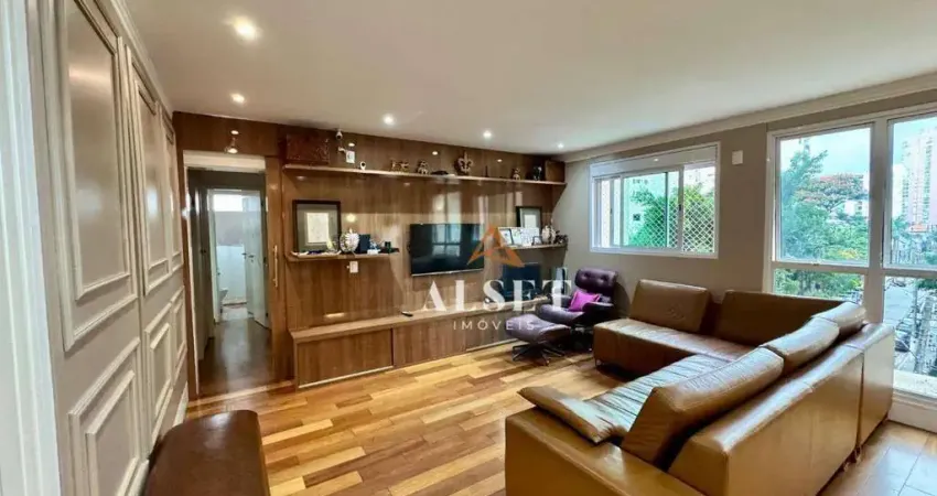 Apartamento com 3 dormitórios à venda, 177 m² por r$ 2.800.000,00 - anália franco - são paulo/sp