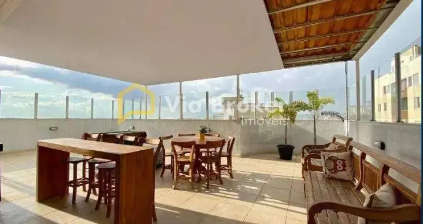 Cobertura, no condomínio edifício manata,  em belo horizonte, buritis, com 5 quartos, 257m²