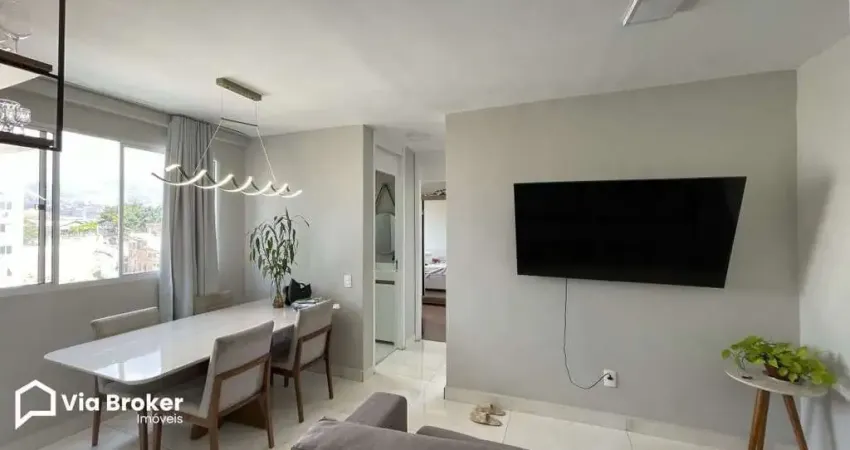 Apartamento à venda em belo horizonte, palmeiras, com 2 quartos, 49m²