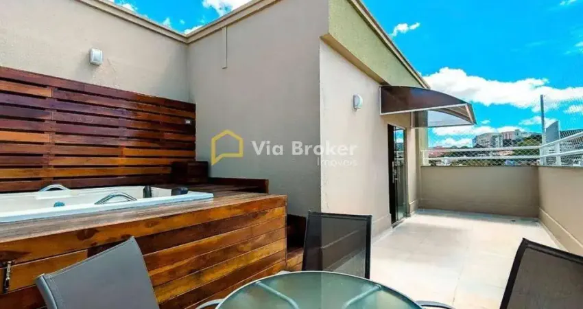 Cobertura à venda, no ville de concorde, em belo horizonte, estoril, com 3 quartos, 142m²