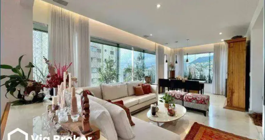 Apartamento à venda, no condomínio edifício residencial sion, em belo horizonte, sion, com 4 quartos, 190m²