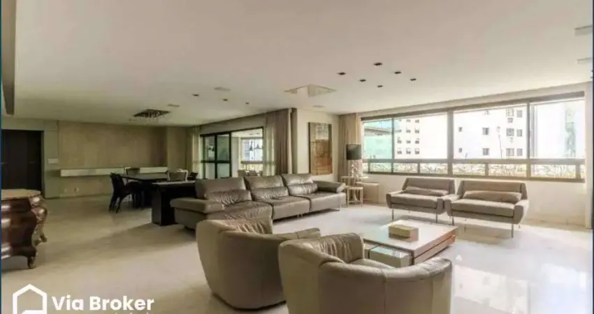 Apartamento de luxo, no condomínio edifício courchevel, em belo horizonte, belvedere, com 4 quartos, 275m²