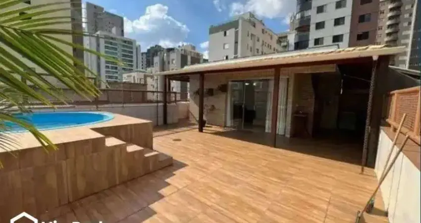 Cobertura à venda, no condomínio edifício d. cecilia i, em belo horizonte, buritis, com 3 quartos, 240m²