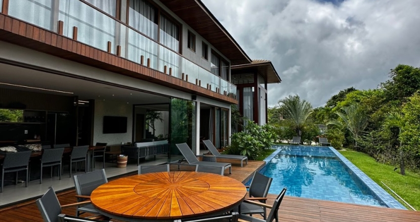Casa em praia do forte com 6 suítes mobiliada praia bella