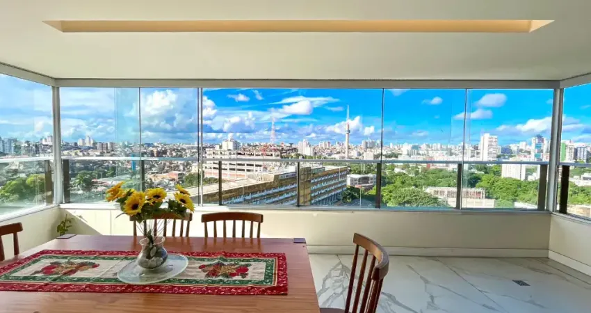 Apartamento 3 Suítes no São Lázaro nascente andar alto dependência 03 vagas