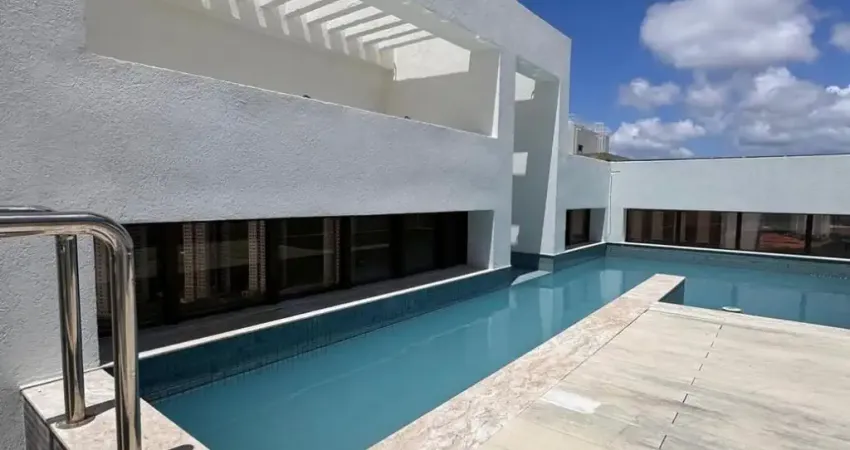 Linda cobertura no lumno greenville em patamares 3 suítes com piscina e mobiliada