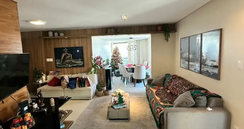 Apartamento a venda em patamares com 3 suites vista mar e mobiliado