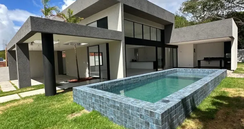 Casa a venda em guarajuba com 4 suites na linha verde