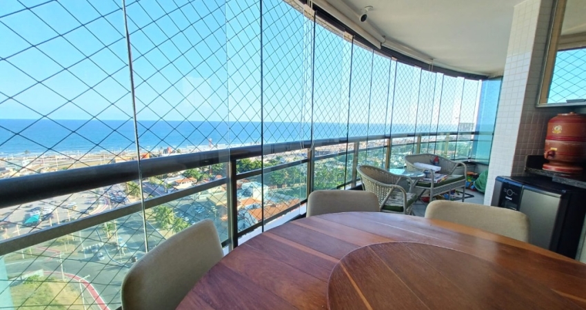 apartamento a venda de 3 suítes em patamares vista mar reformado