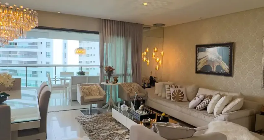 Apartamento a venda no le parc com 4 suites e mobiliado