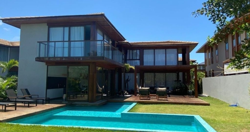 Casa a venda em praia do forte com 5 suites no condomínio piscinas naturais