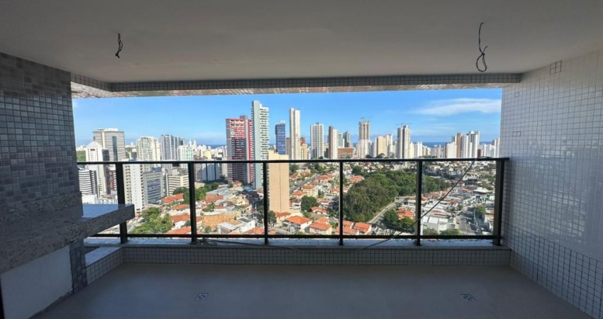 Apartamento a venda no caminho das árvores com 3 suites vista mar nascente no le quartier