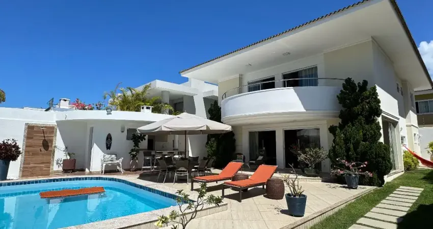 Casa a venda em buraquinho com 5 quartos piscina área gourmet no palm ville