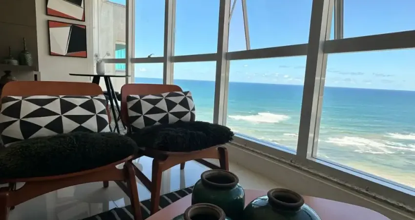 Cobertura a venda no pituba privilege com 2 suites mobiliada e vista mar