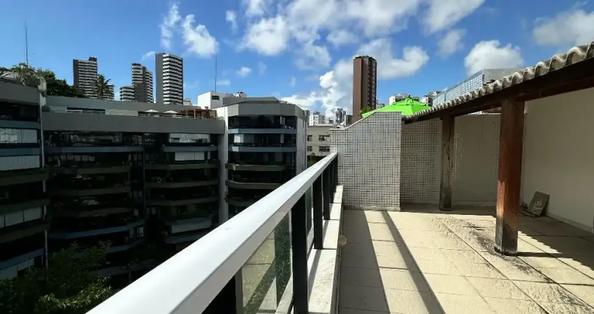 Cobertura a venda em ondina com 2 suites no ondina choice terraço