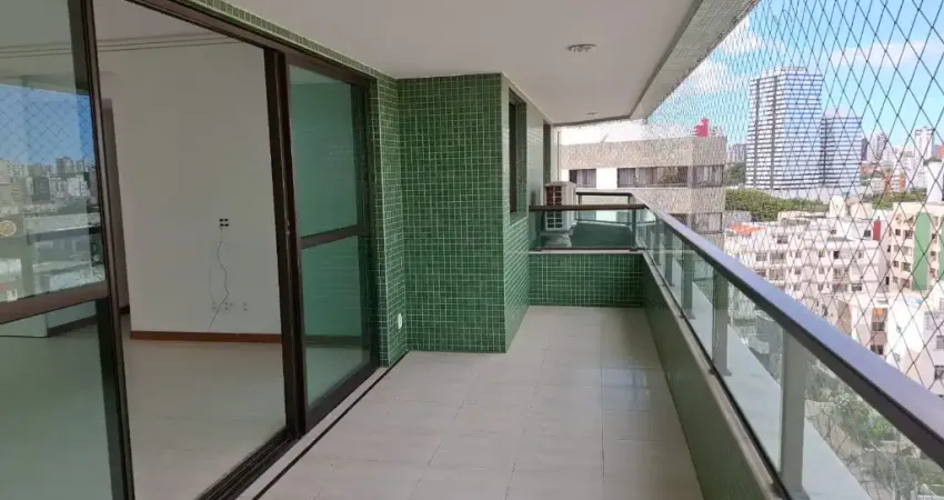 Apartamento a venda na pituba com 4 quartos nascente e varanda no rafaelo sanzio