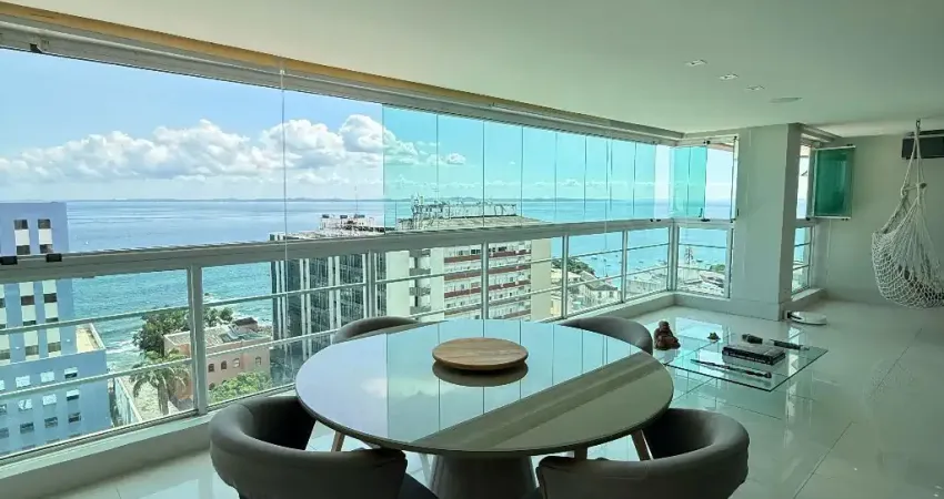Apartamento a venda na barra com 2 suites sala ampliada com 181m² no barra porto