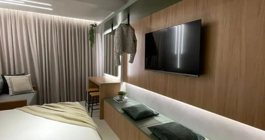 Apartamento a venda no barra premium com um quarto  e mobiliado