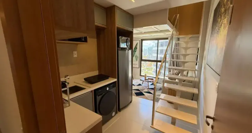 Apartamento a venda no caminho das árvores com 1 quarto e mobiliado no unique live