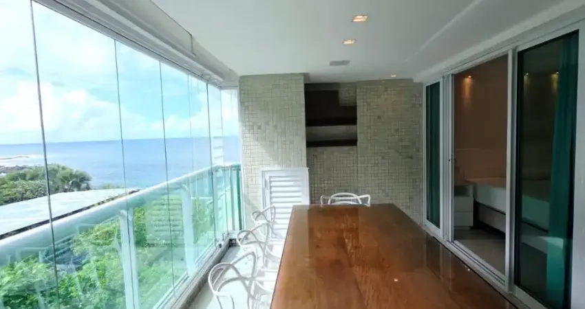 Apartamento a venda no costa espana na barra quarto e sala nascente e vista mar