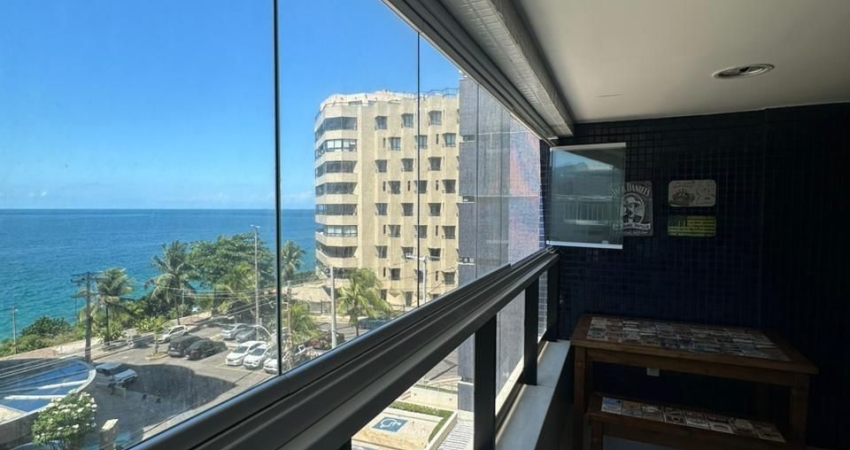 Apartamento a venda no ondina choice quarto e sala mobiliado e vista mar