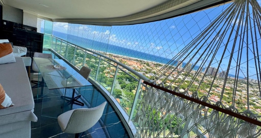 Apartamento a venda no art residence em patamares com 4 suites e vista mar
