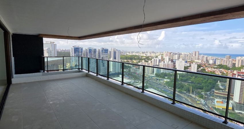 Apartamento a venda no caminho das árvores com 4 suites andar alto no belvedere hill