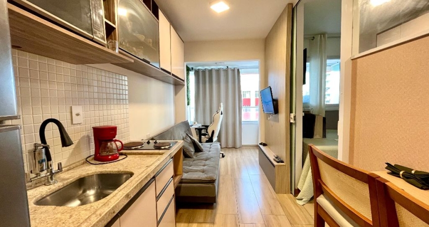 Apartamento a venda no smart pituba 1 quarto mobiliado e vista mar