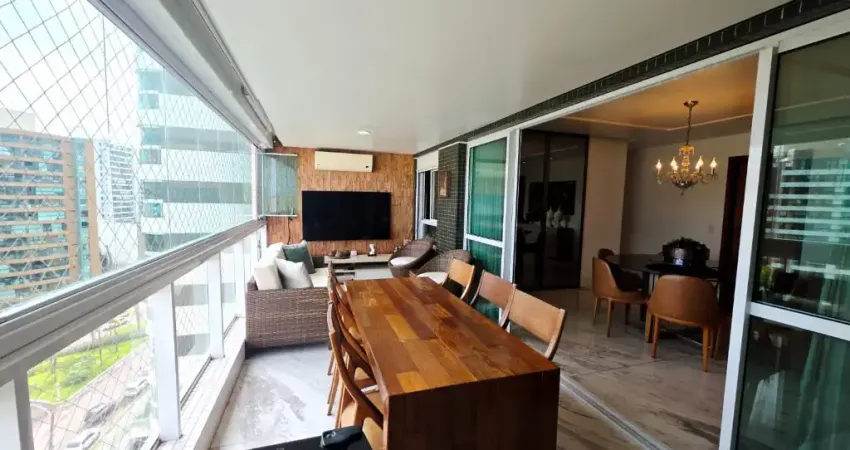 Apartamento a venda em alphaville 1 com 4 quartos varanda gourmet no forest ville