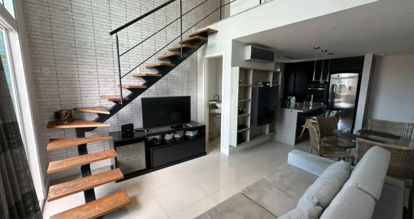 Apartamento a venda em patamares loft mobiliado no colina reale