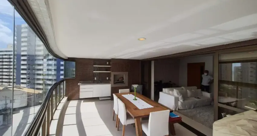 Apartamento a venda em armação com 3 suites varandão gourmet e mobiliado