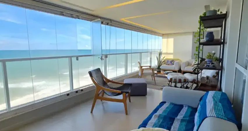 Apartamento a venda no premiere jaguaribe com 2 suites e frente mar