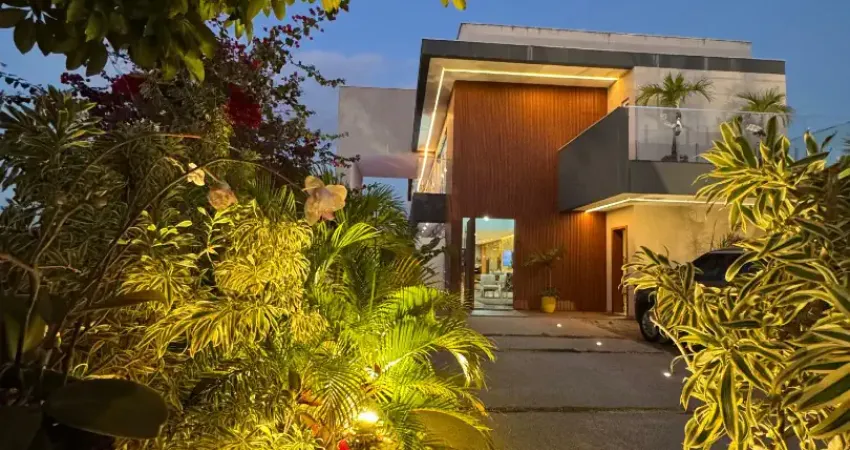 Casa a venda em alphaville 2 salvador com 4 suites piscina e reformada