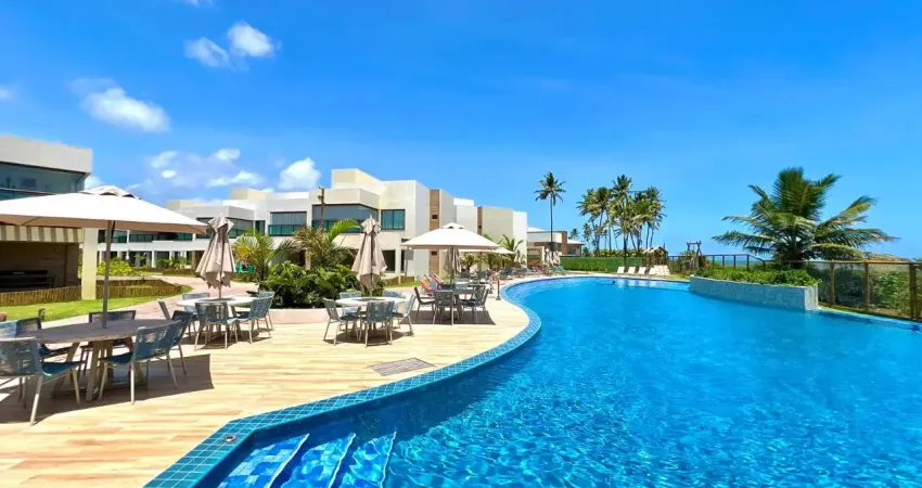 Apartamento a venda em itacimirim com 3 quartos mobiliado e pé na areia