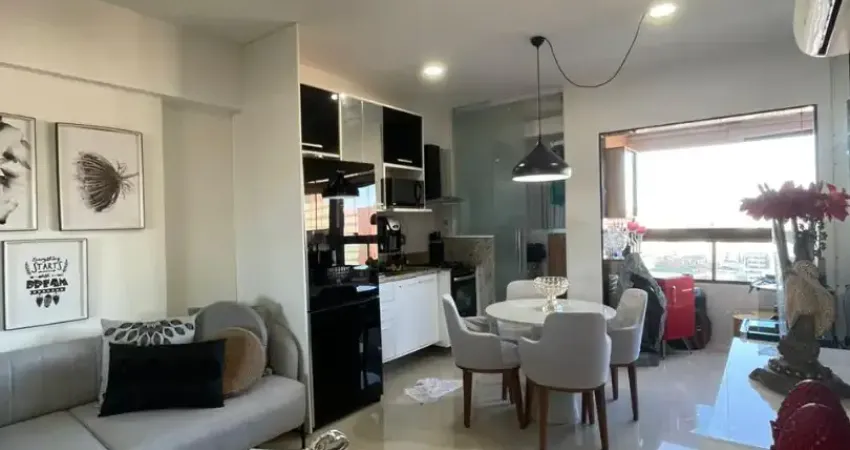 Apartamento a venda em armação quarto e sala varanda gourmet e reformado