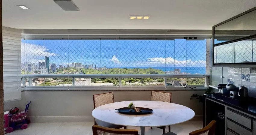 Apartamento a venda em são lazaro com 3 quartos vista mar reformado e nascente