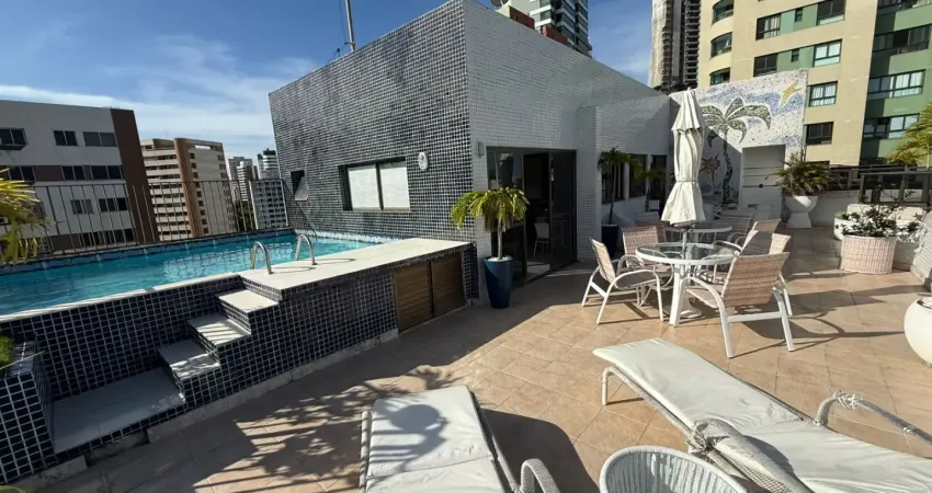 Cobertura a venda na graça com 4 suites piscina área gourmet e reformada