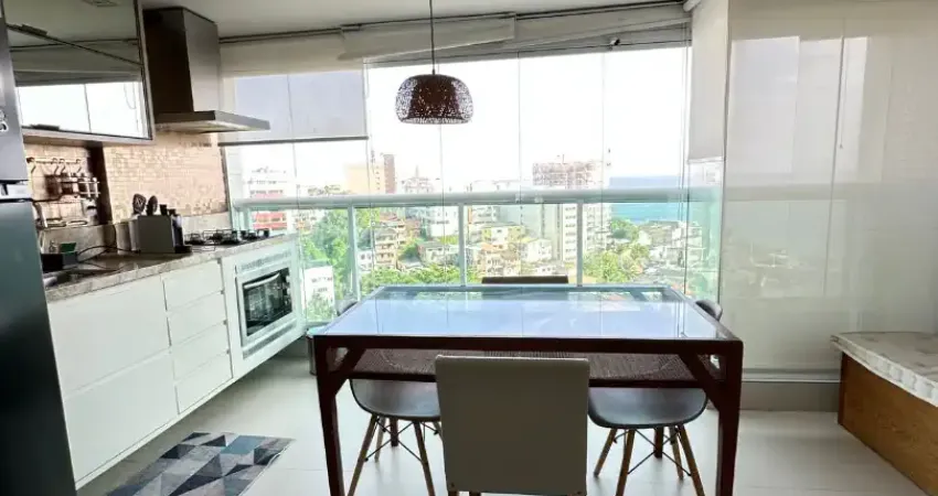 Apartamento a venda no rio vermelho quarto e sala vista mar no celebration garibaldi