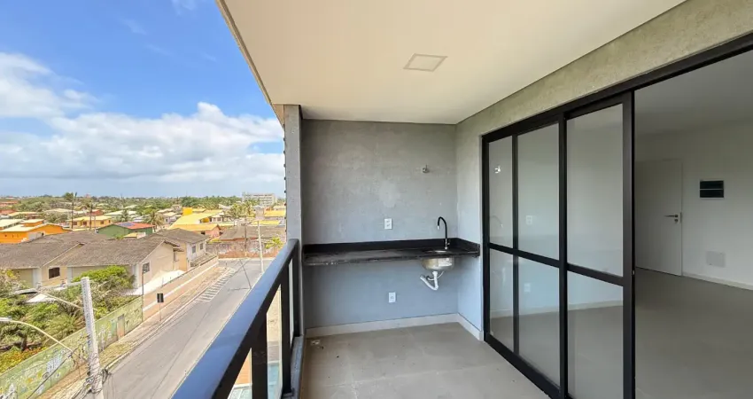 Apartamento a venda em stella maris com 2 quartos com varandão