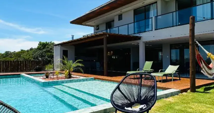 Casa a venda em praia do forte com 6 suites mobiliada e nova na ilha dos pássaros