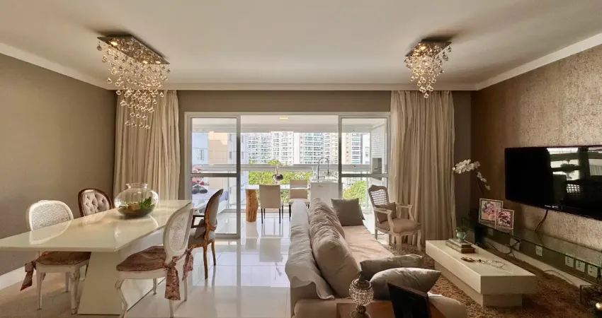 Apartamento a venda em alphaville 1 com 3 quartos e varanda gourmet