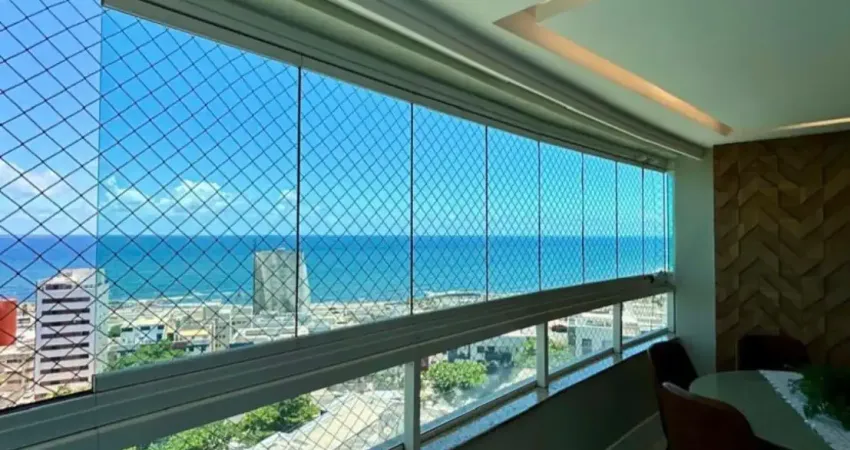 Apartamento a venda no Costa Azul com 3 quartos varanda gourmet e vista mar