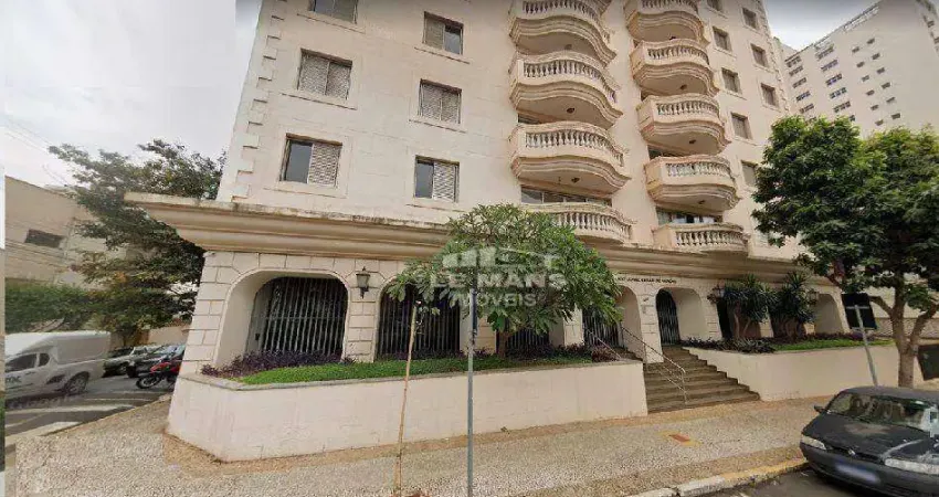 Apartamento a venda no edifício jorge cesar vargas, 3 quartos, no bairro centro em piracicaba – sp