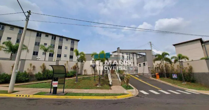 Apartamento com 2 dormitórios, 48 m² - venda por r$ 190.000,00 ou aluguel por r$ 1.279,00/mês - vila sônia - piracicaba/sp