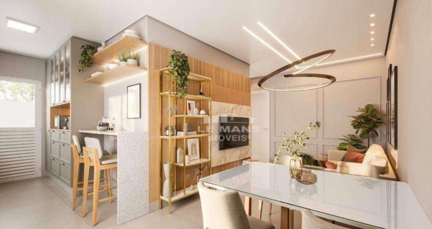 Lançamento em Piracicaba com 2 dormitórios à venda, 56 m², no bairro Gleba Califórnia