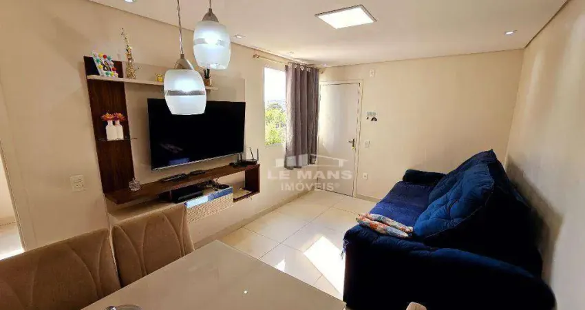 Apartamento a venda no Condomínio Parque Ville, 2 quartos, 1 vaga, no bairro Jardim Nova Suiça em Piracicaba - SP