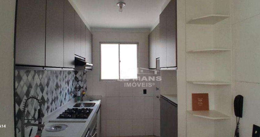Apartamento a venda no Condomínio Clube Parque Paradiso, 2 quartos, 1 vaga, no bairro Santa Terezinha em Piracicaba - SP